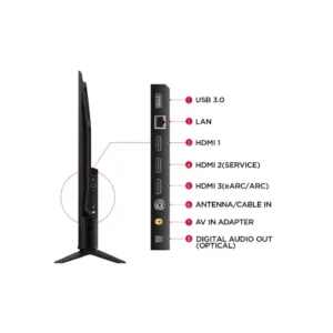 TCL 43T69D QLED Google TV Ports Keni Electronics
