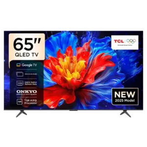 TCL (65P8K) 65-Inch 4K QLED Google TV with 144Hz Refresh Rate, Dolby Atmos, ONKYO 2.1 Audio & HDR10+
