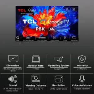TCL 65P8K 4K Ultra HD QLED Google TV Feature 1 Keni Electronics
