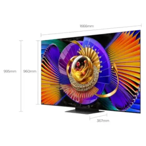 TCL 75C7L SQD-Mini LED 4K Super Ultra HD Dimentions