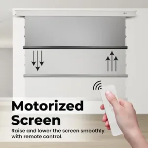 OTEK CineCast M65 65 inch motorized projector screen Motorised Design Keni Electronics