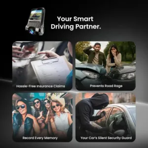 OTEK Copilot 2K Dashcam 1440P Front Camera Smart Driving Partner