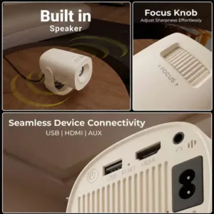 OTEK Joy Plus Smart Portable Projector Features Keni Electronics