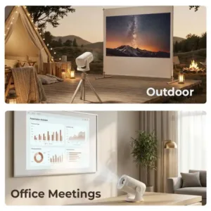 OTEK Joy Plus Smart Portable Projector Uses Keni Electronics