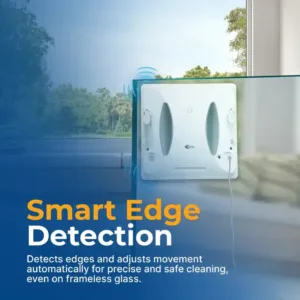 OTEK ShineMate W6 Robotic Window Cleaner Smart Edge Deduction 1 Keni Electronics
