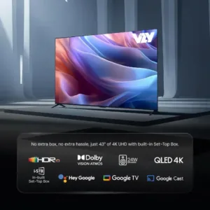 VZY DishTV QLED 4K Ultra HD W43UHQG5 Features