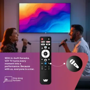 VZY x55uhqg5av 55 inch Qled Smart Google TV Built in Karaoke
