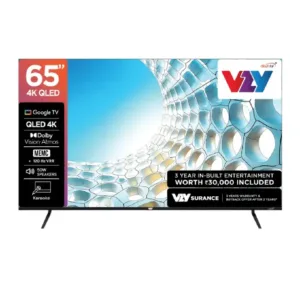 VZY x65uhqg5avd 65 inch Qled Smart Google TV