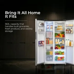 Midea 563L MDRS710FGF46 SBS Refrigerator fit for all homes Keni Electronics