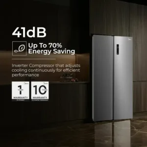 Midea 563L MDRS710FGF46 SBS Refrigerator low noise Keni Electronics