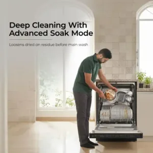 Midea MDWPF1301FB 13 Place Setting Deep Cleaning Keni Electronics