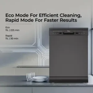 Midea MDWPF1301FB 13 Place Setting Eco Mode Keni Electronics