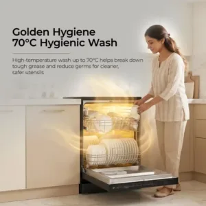 Midea MDWPF1301FB 13 Place Setting Hygeinic Keni Electronics