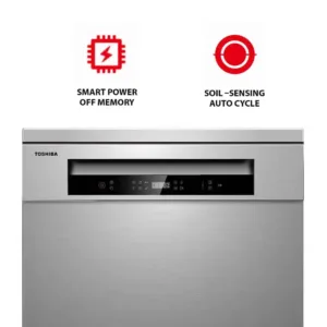 Toshiba 14 Place Settings DW 14F1INS 2 Silver UI Keni Electronics