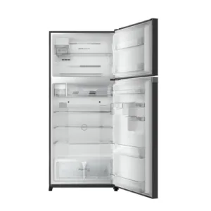 Toshiba GR RT835WE PGI22 Black Glass Refrigerator Inner Look Keni Electronics