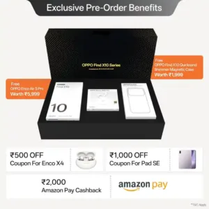 OPPO Find X10 5G Smartphone Mist Grey Sides